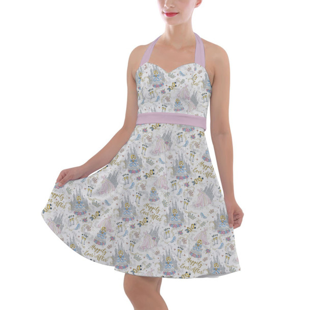 Halter Vintage Style Dress - Happily Ever After Disney Weddings Inspired