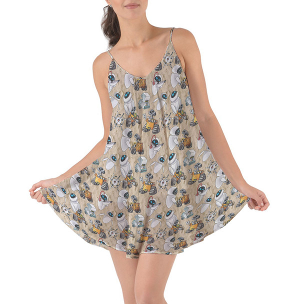 Beach Cover Up Dress - Wall-E & Eve Sketched
