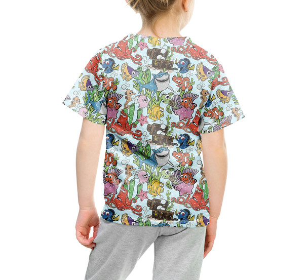 Youth Cotton Blend T-Shirt - Fish Are Friends Nemo Inspired