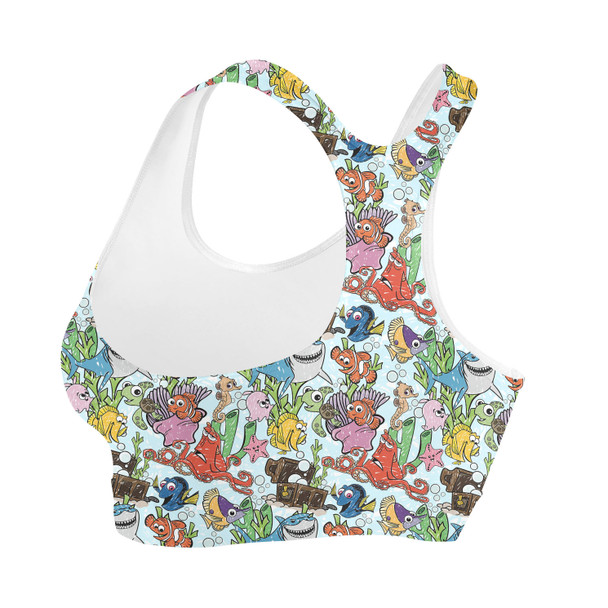 Sports Bra - Fish Are Friends Nemo Inspired