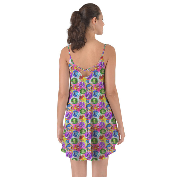 Beach Cover Up Dress - Inside Out Pixar Inspired