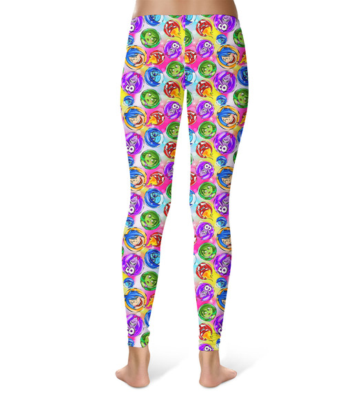 Sport Leggings - Inside Out Pixar Inspired