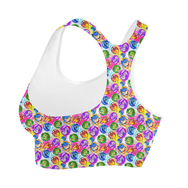 Sports Bra - Inside Out Pixar Inspired