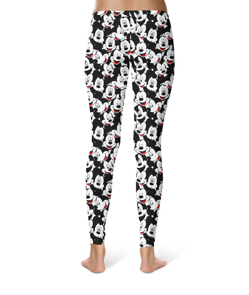 Sport Leggings - Many Faces of Mickey Mouse