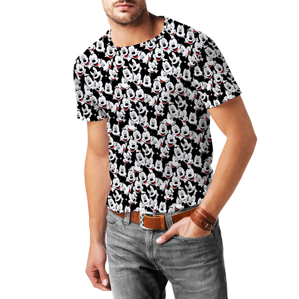 Men's Sport Mesh T-Shirt - Many Faces of Mickey Mouse