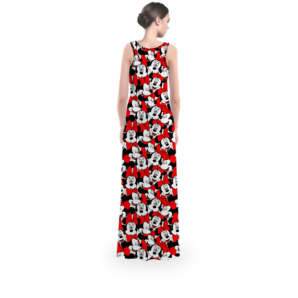 Flared Maxi Dress - Many Faces of Minnie Mouse