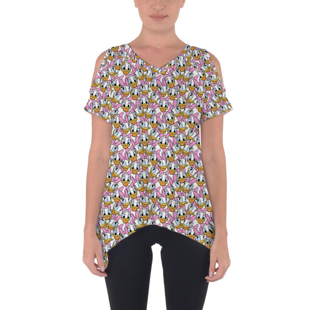 Cold Shoulder Tunic Top - Many Faces of Daisy Duck