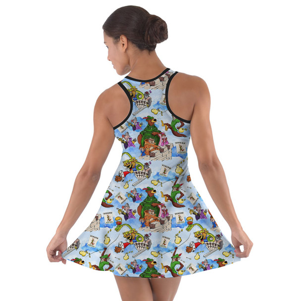 Cotton Racerback Dress - Robin Hood