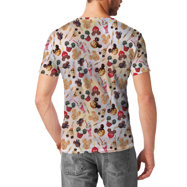 Men's Cotton Blend T-Shirt - Mickey Snacks