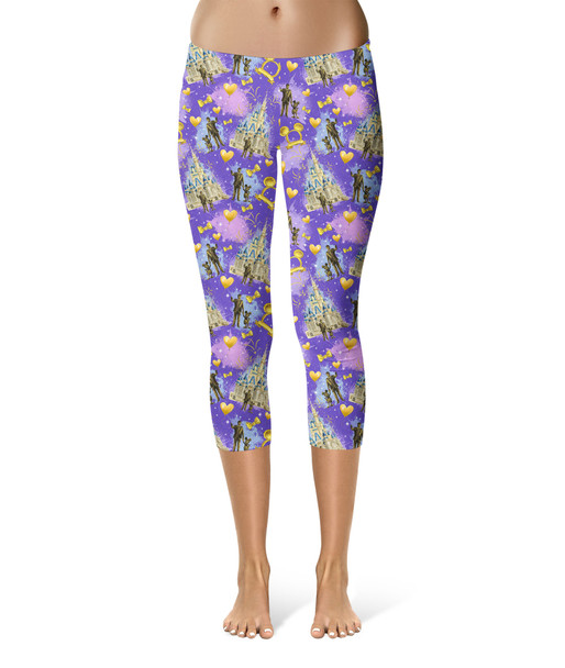 Sport Capri Leggings - Walt & Mickey Statue at WDW