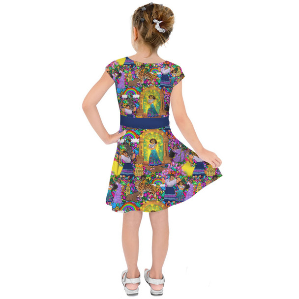 Girls Short Sleeve Skater Dress - Mirabel & Her Sisters