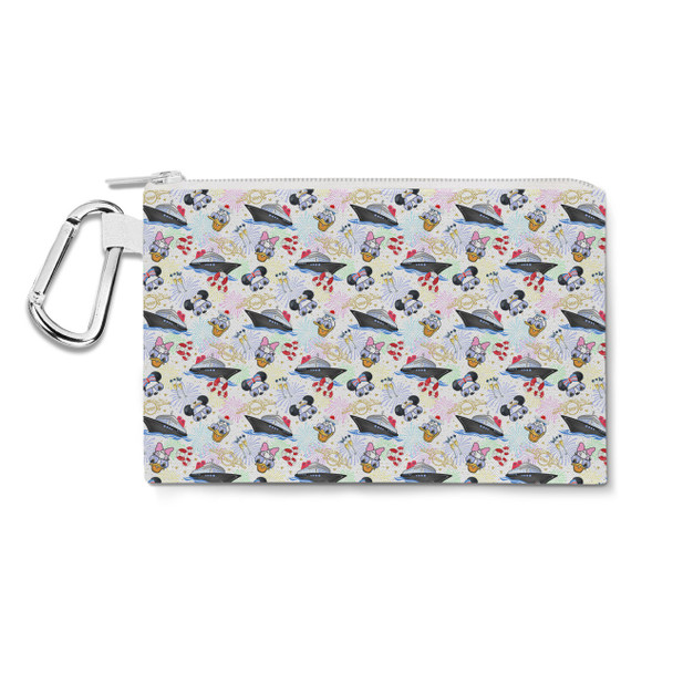 Canvas Zip Pouch - Disney Wish Cruise