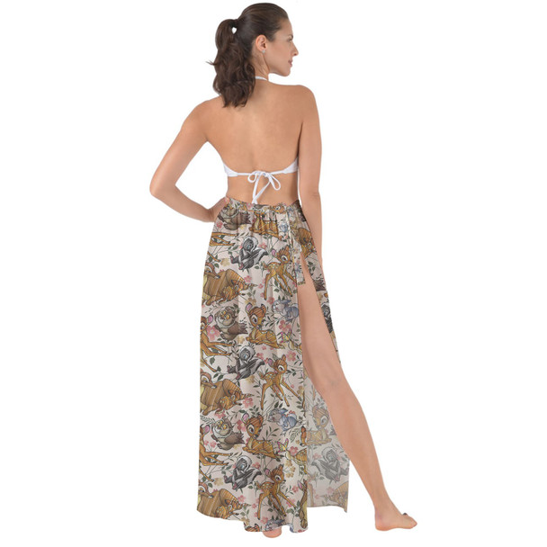 Maxi Sarong Skirt - Bambi Sketched