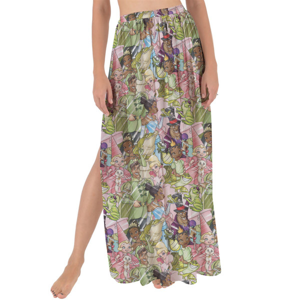 Maxi Sarong Skirt - Princess & The Frog Sketched