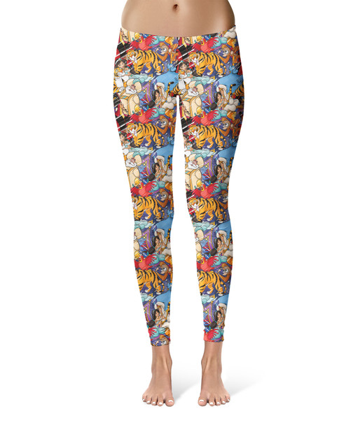 Sport Leggings - Aladdin Sketched