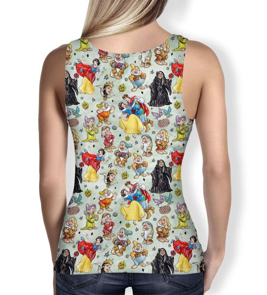 Women's Tank Top - Snow White And The Seven Dwarfs Sketched