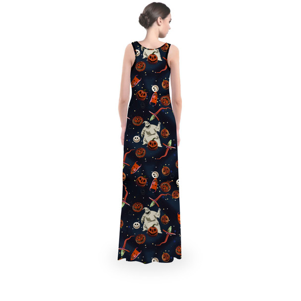 Flared Maxi Dress - Oogie with Lock, Shock, Barrel