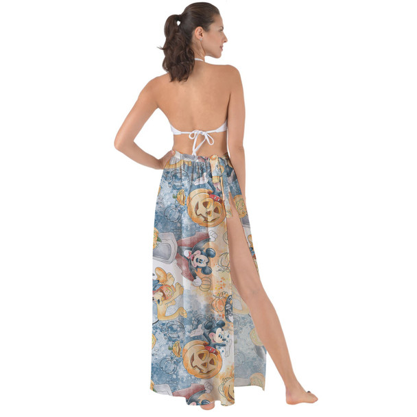 Maxi Sarong Skirt - Mickey's Halloween Fun