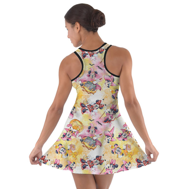 Cotton Racerback Dress - Minnie's Halloween Fun