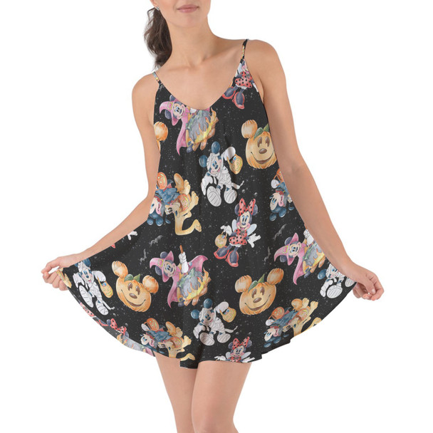 Beach Cover Up Dress - Mickey & Minnie's Halloween Costumes