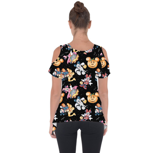 Cold Shoulder Tunic Top - Mickey & Minnie's Halloween Costumes