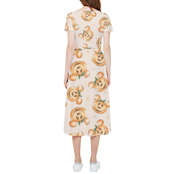 High Low Midi Dress - Happy Mouse Pumpkins