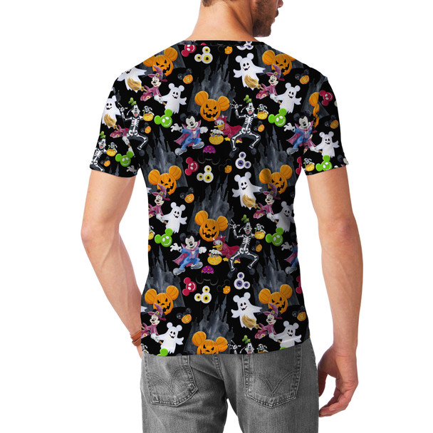 Men's Cotton Blend T-Shirt - Mickey & The Gang Trick or Treat
