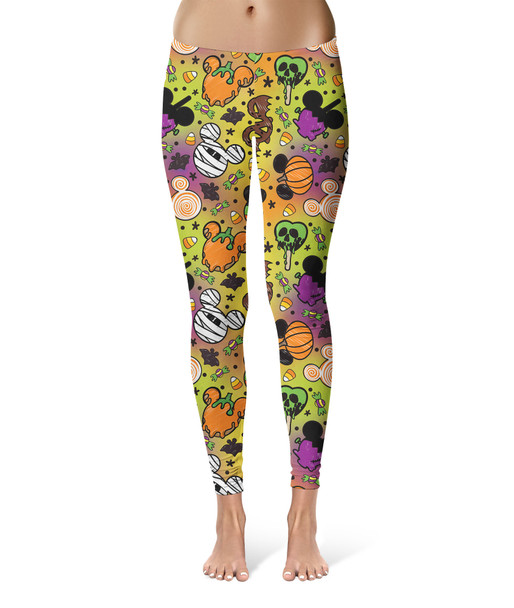 Sport Leggings - Disney Monster Snacks