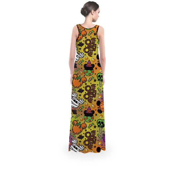 Flared Maxi Dress - Disney Monster Snacks