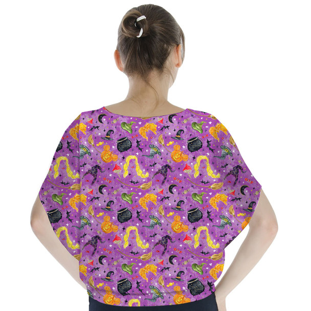 Batwing Chiffon Top - Hocus Pocus Mouse Ears