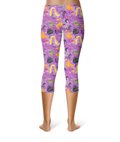 Sport Capri Leggings - Hocus Pocus Mouse Ears