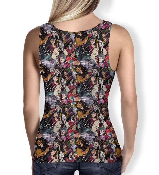 Women's Tank Top - Disney Villains Sketched