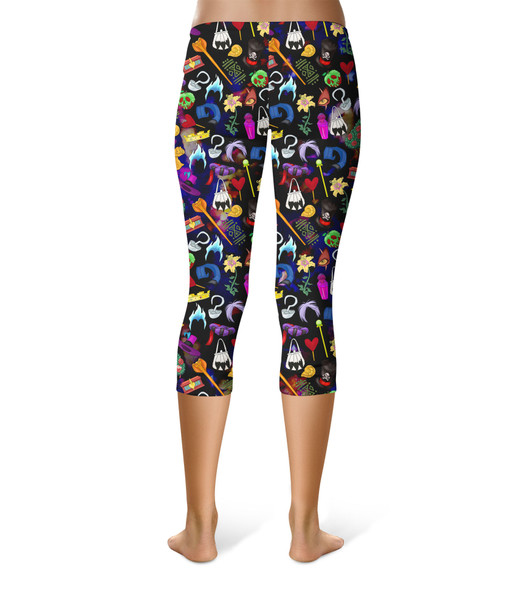 Sport Capri Leggings - Disney Villain Icons