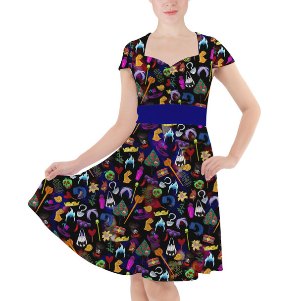 Sweetheart Midi Dress - Disney Villain Icons