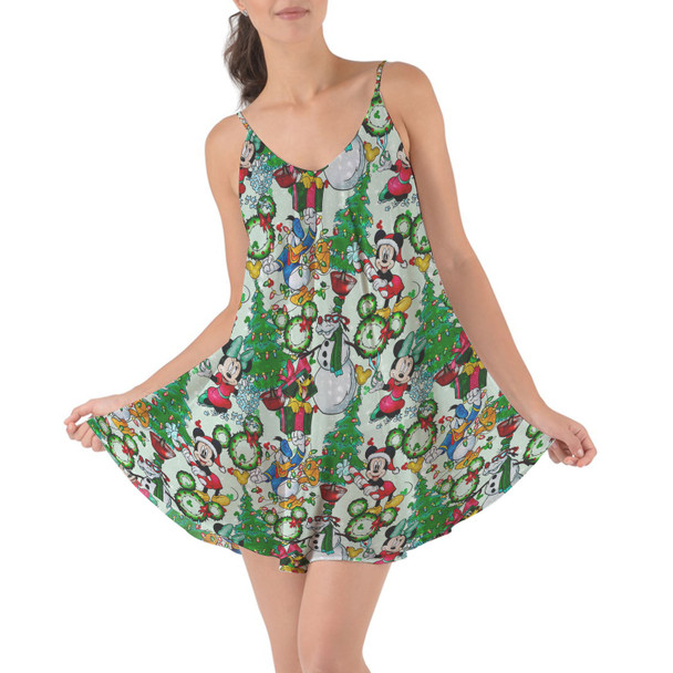 Beach Cover Up Dress - Mickey & Friends Christmas Decorations