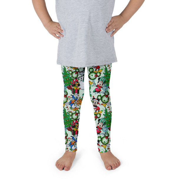 Girls' Leggings - Mickey & Friends Christmas Decorations