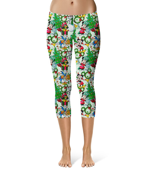 Sport Capri Leggings - Mickey & Friends Christmas Decorations