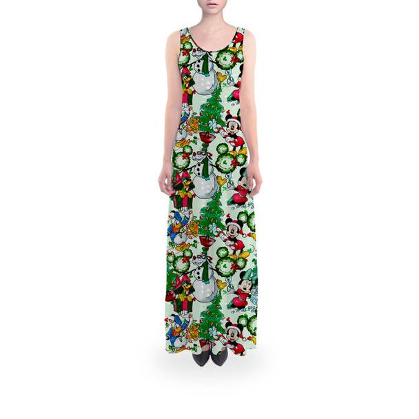 Flared Maxi Dress - Mickey & Friends Christmas Decorations
