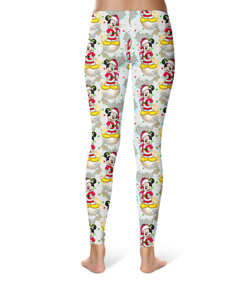 Sport Leggings - Santa Mickey Mouse