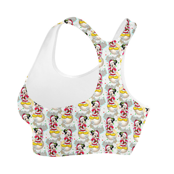 Sports Bra - Santa Mickey Mouse