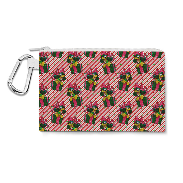 Canvas Zip Pouch - Pluto & the Christmas Gifts