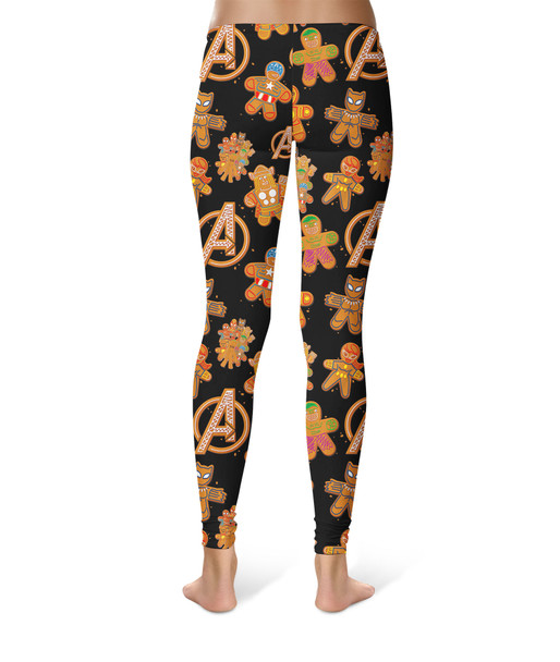 Sport Leggings - Superhero Gingerbread Cookies