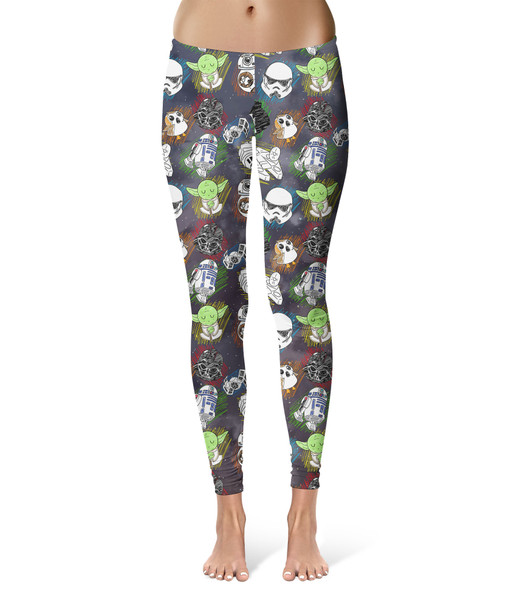 Sport Leggings - Sketched Star Wars