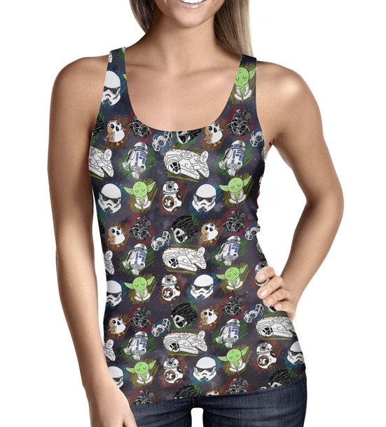 Women's Tank Top - Sketched Star Wars