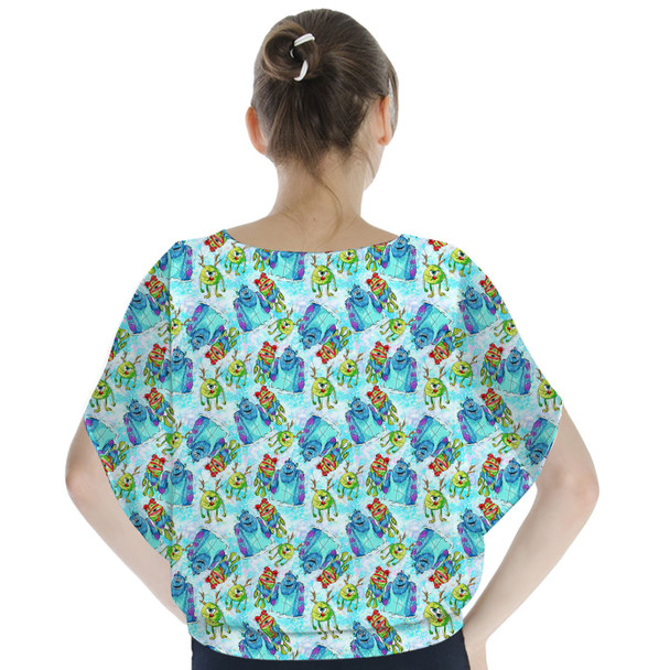 Batwing Chiffon Top - A Monsters Inc Christmas