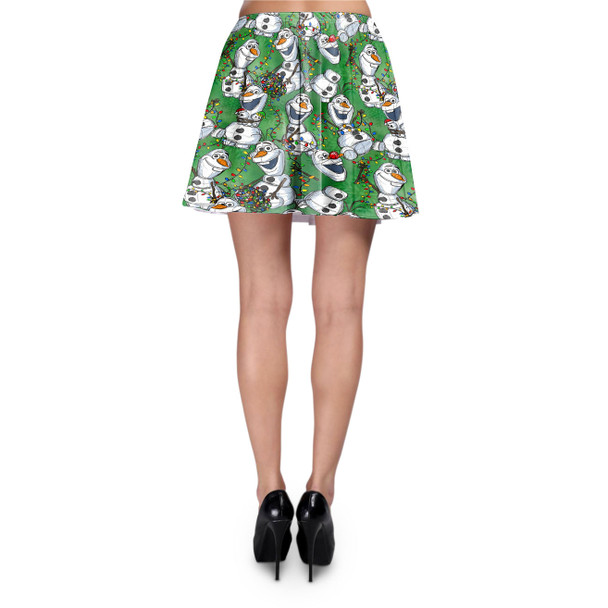 Skater Skirt - Sketched Olaf Christmas