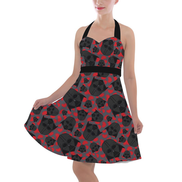 Halter Vintage Style Dress - Vader Valentine