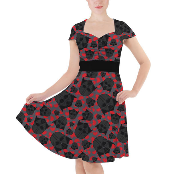 Sweetheart Midi Dress - Vader Valentine