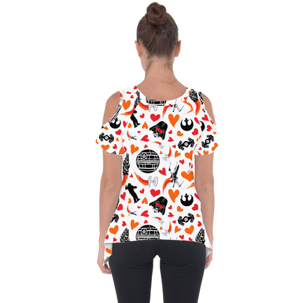 Cold Shoulder Tunic Top - Star Wars In Love