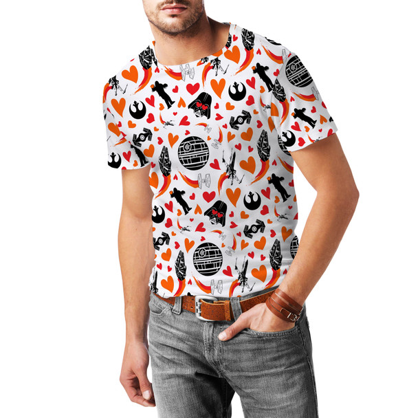 Men's Cotton Blend T-Shirt - Star Wars In Love